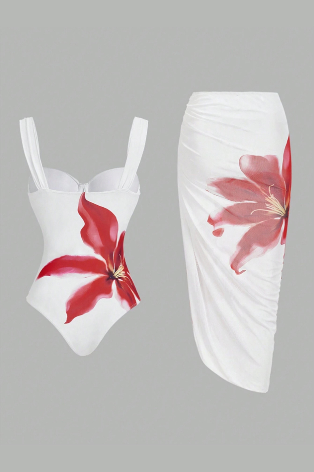 Sarah Floral Printed Two-pieces Swim Set