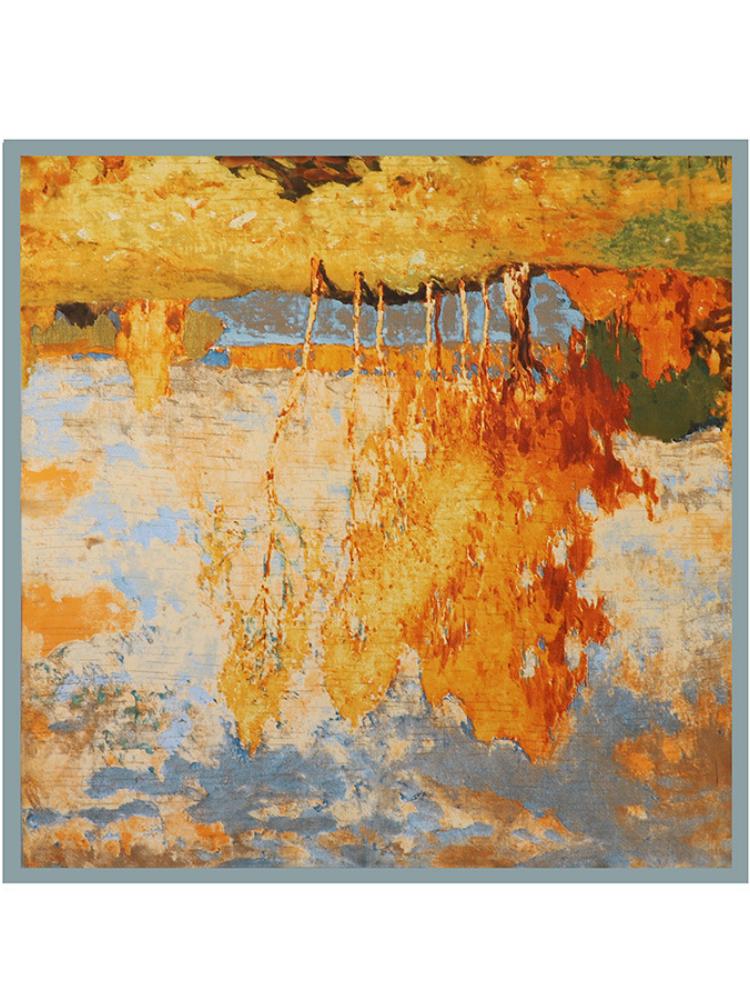 Sharon Landscape Print Headscarf