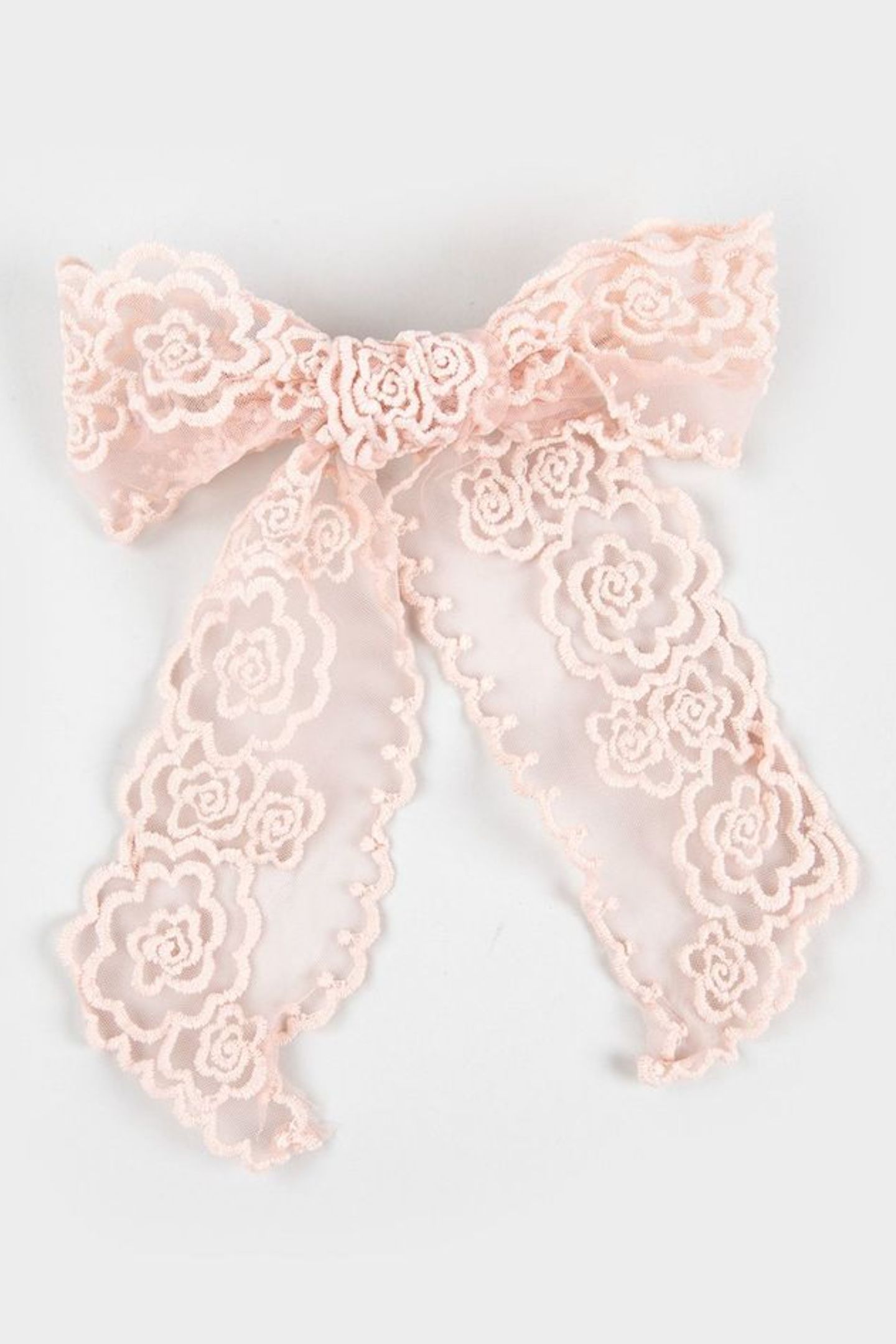 Rose Bowknot Hair Clip