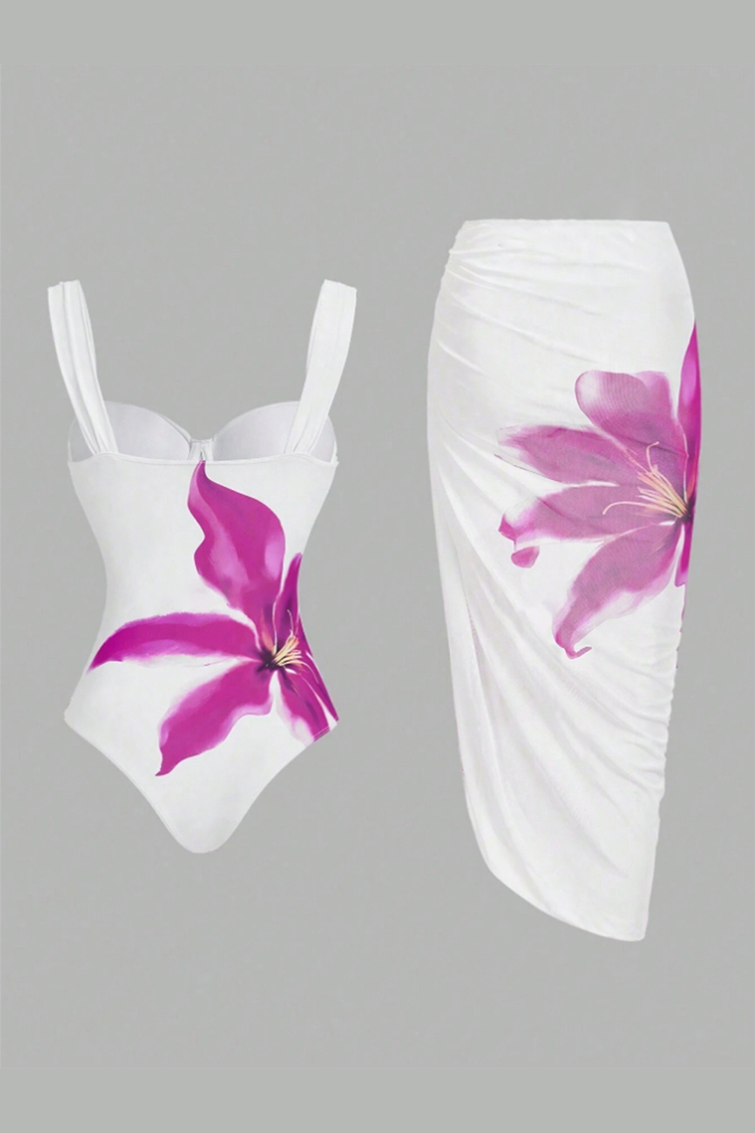 Sarah Floral Printed Two-pieces Swim Set