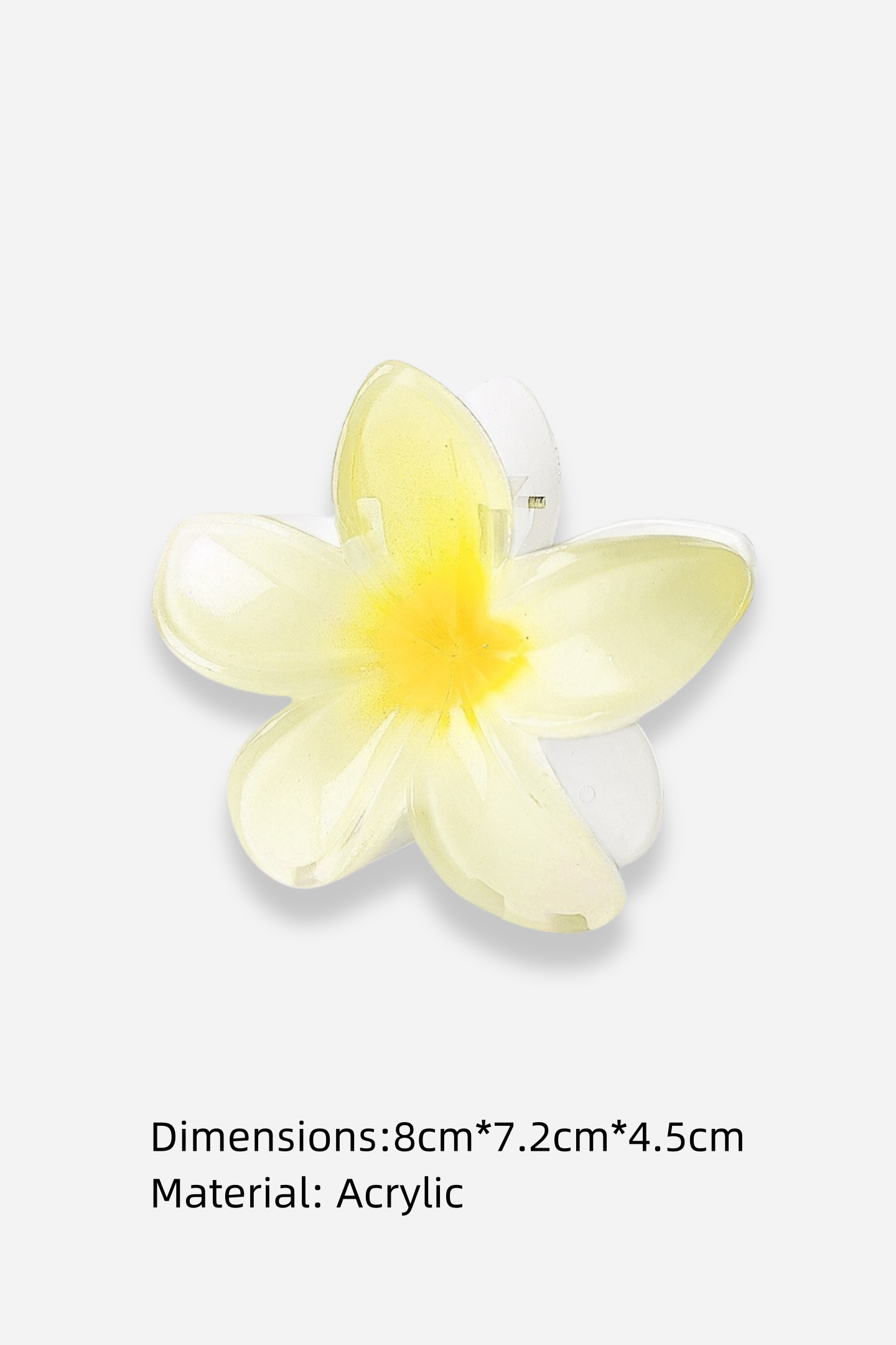 Frangipani Flower Hair Claw